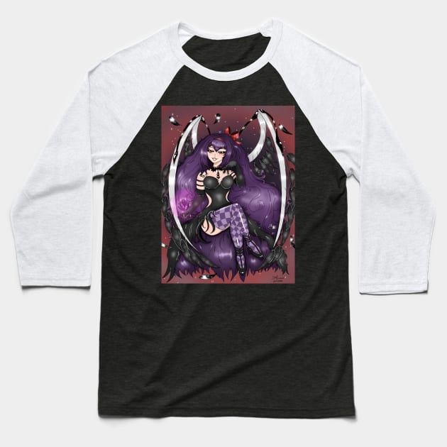 Homura - Madoka Magica Baseball T-Shirt by XoXy24